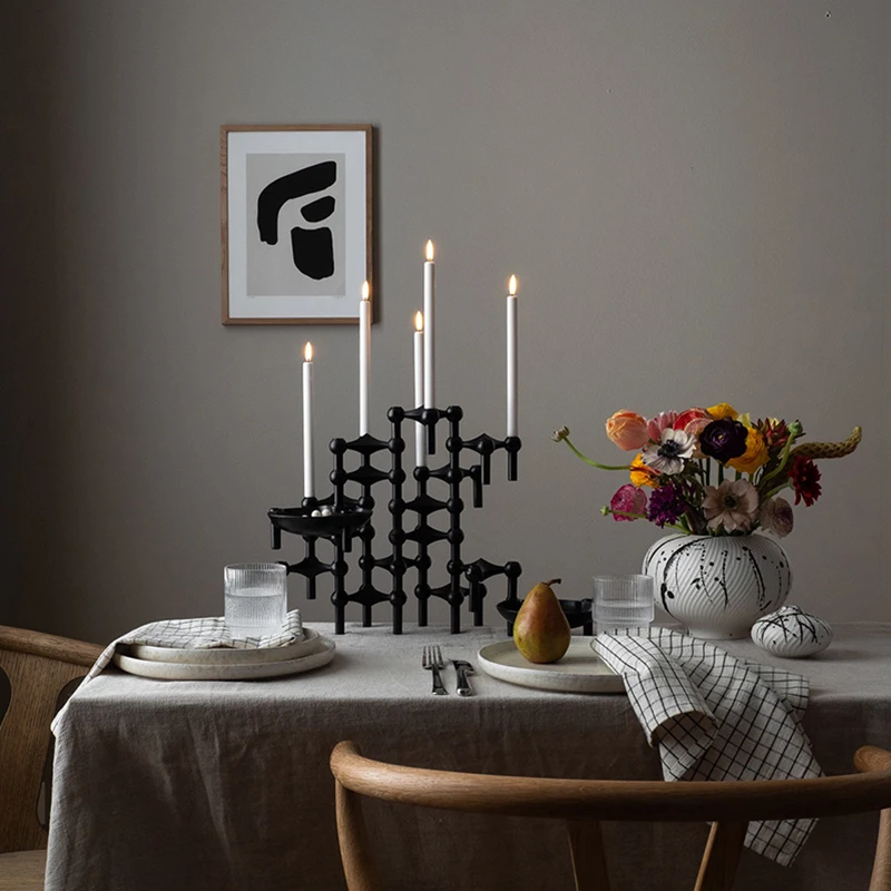 Danish Metal Candle Holder Mol - Collectible Vintage Matches reseña y precio