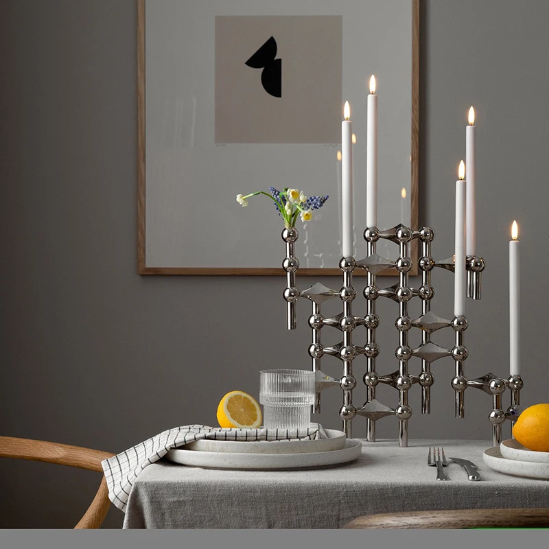 Danish Metal Candle Holder Mol - Collectible Vintage Matches reseña y precio