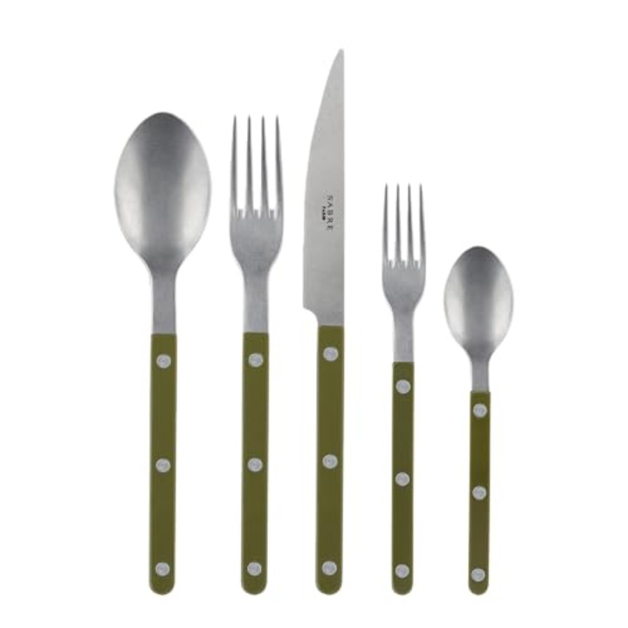 - 5-Piece Flatware Set - Bistr - Vintage Collectible Knife reseña y precio