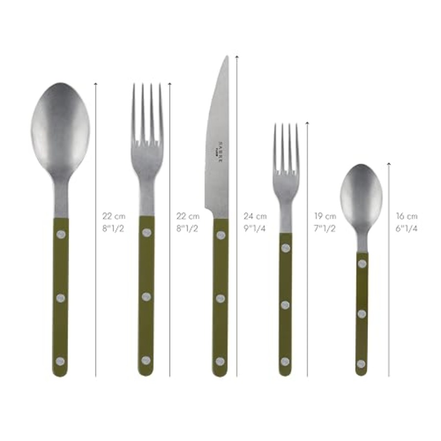 - 5-Piece Flatware Set - Bistr - Vintage Collectible Knife reseña y precio