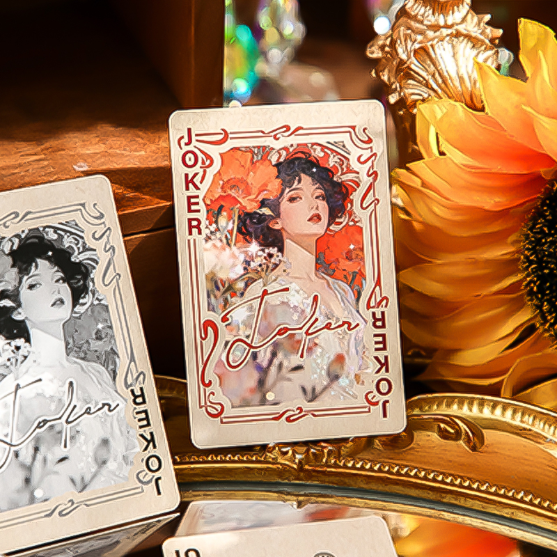 Mr.Paper 55pcs Gilded Flower D - Vintage Collectible Playing Cards reseña y precio