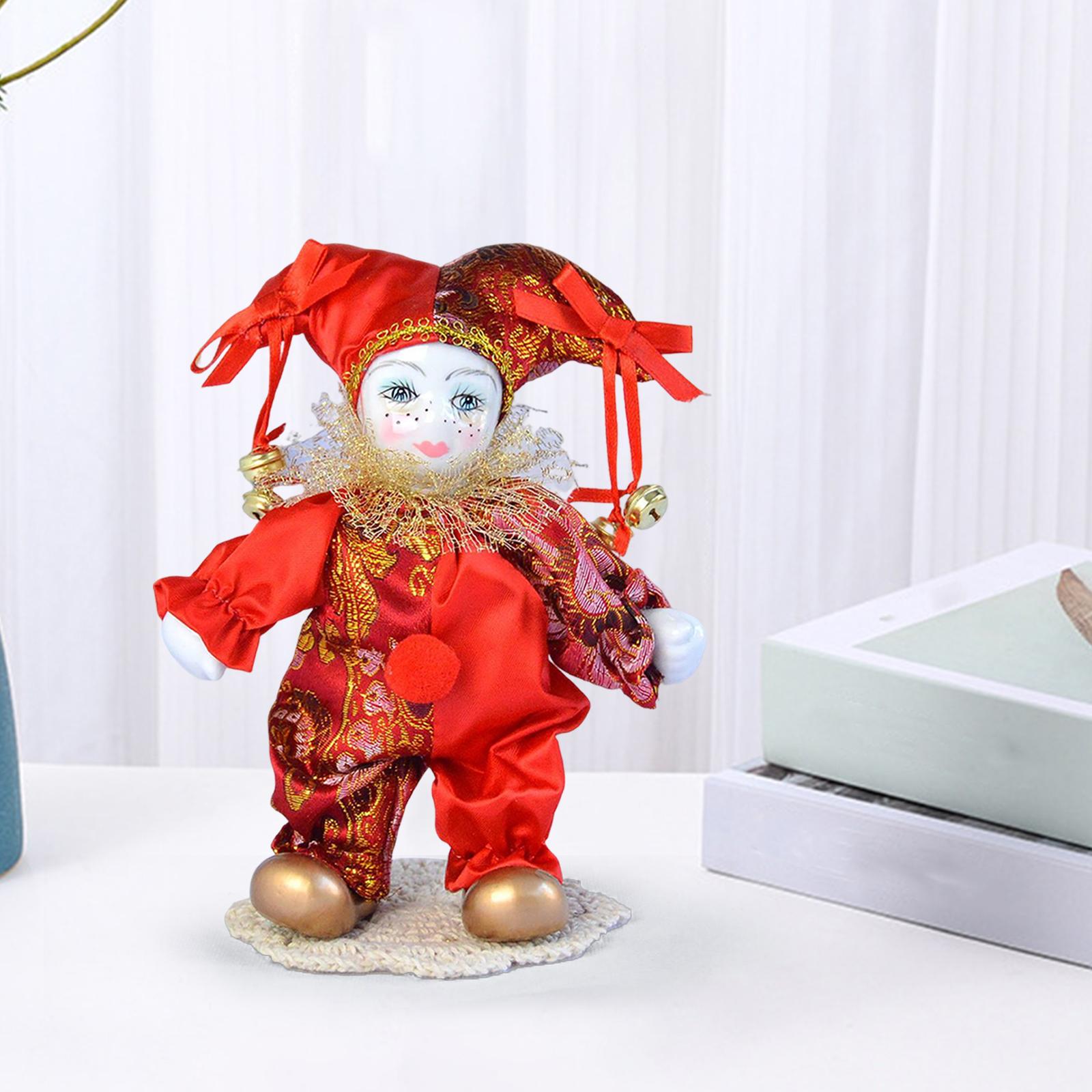 Vintage Harlequin Doll Antique - Vintage Collectible Porcelain Dolls reseña y precio