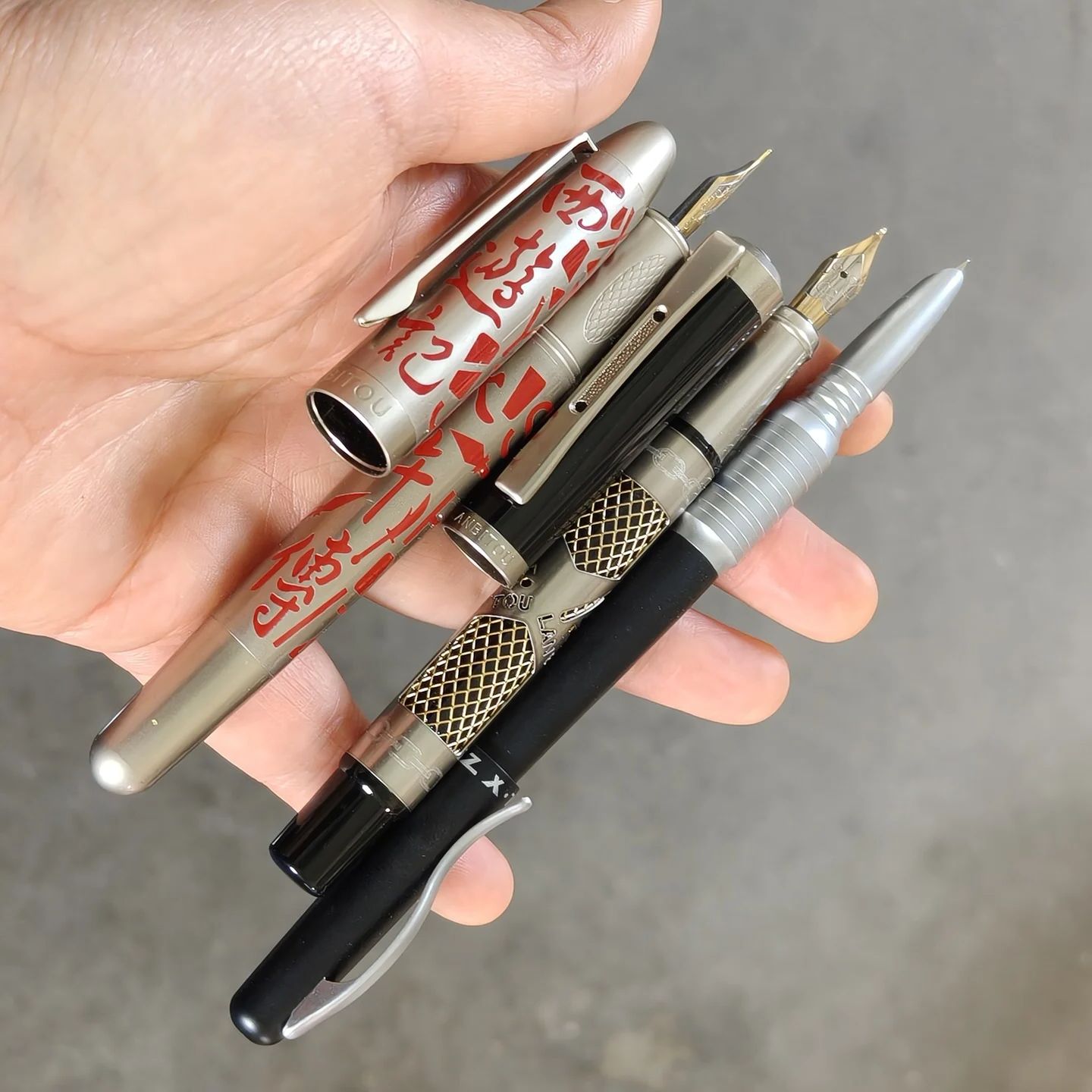 3pens Old Vintage Rare  Founta - Vintage Collectible Pens reseña y precio