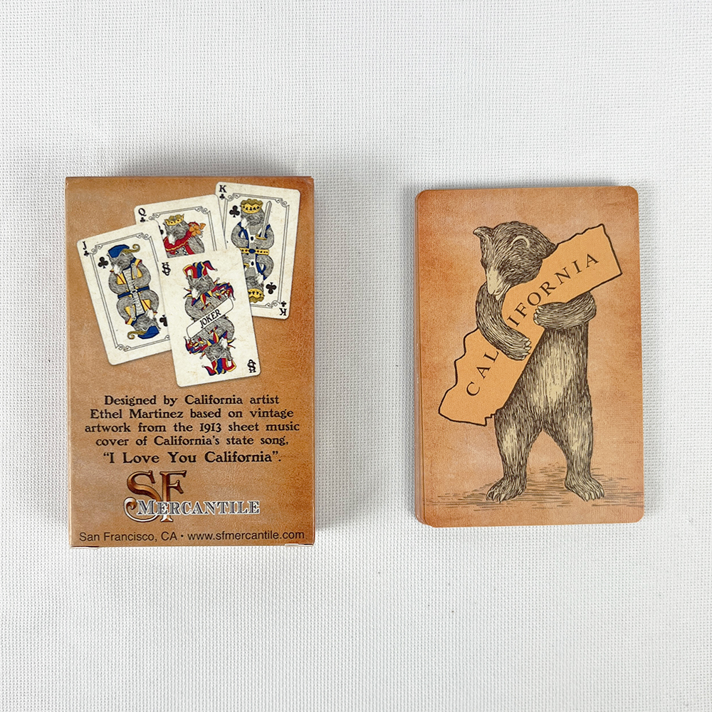 57x72mm Vintage Colourful Bear - Vintage Collectible Playing Cards reseña y precio