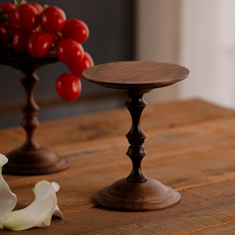 Vintage Walnut Candle Holder w - Collectible Vintage Matches reseña y precio