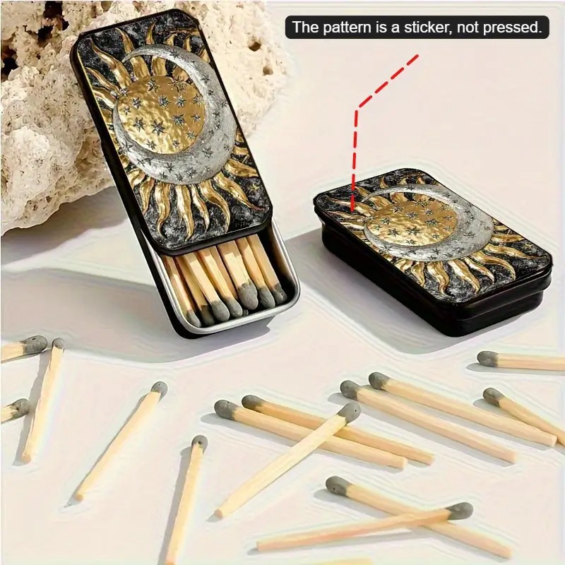2026 Vintage Metal Match Box P - Collectible Vintage Matches reseña y precio