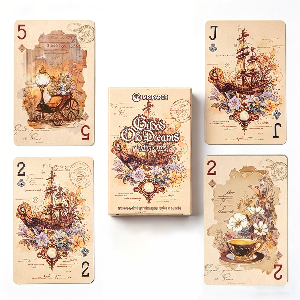 55Pcs Vintage Aesthetic Playin - Vintage Collectible Playing Cards reseña y precio