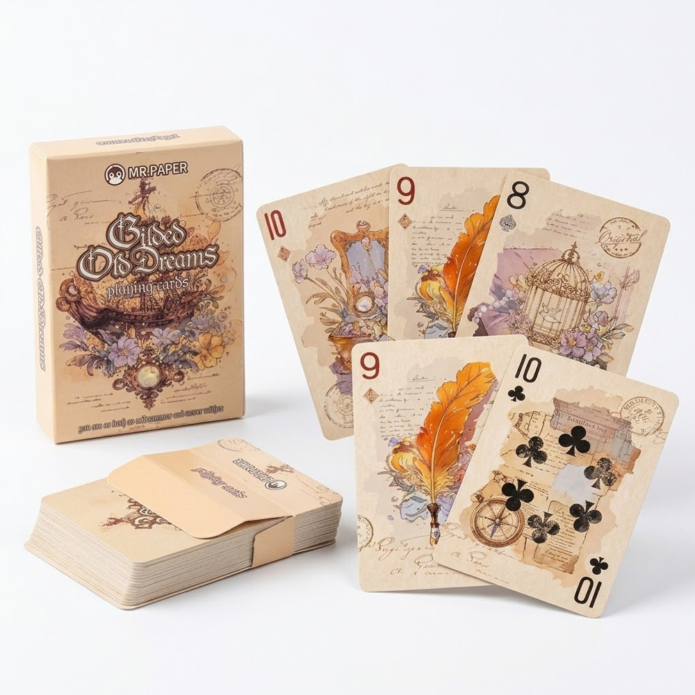 55Pcs Vintage Aesthetic Playin - Vintage Collectible Playing Cards reseña y precio