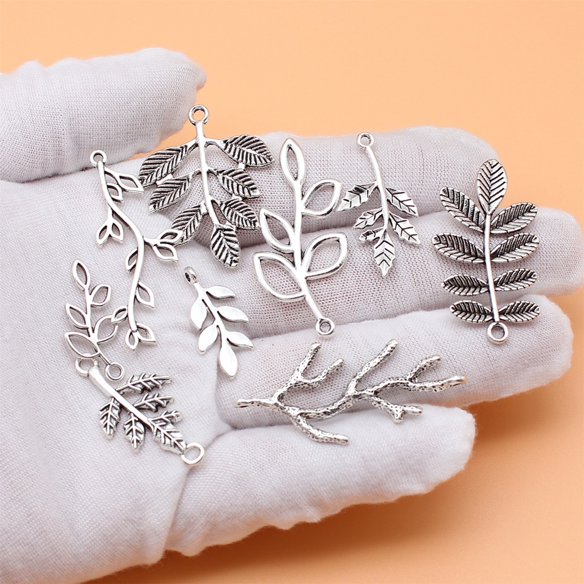 9pcs Antique Silver Color Bran - Vintage Collectible Jewelry reseña y precio