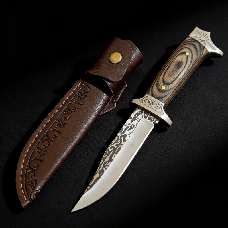 Vintage Engraved Straight Knif - Vintage Collectible Knife reseña y precio
