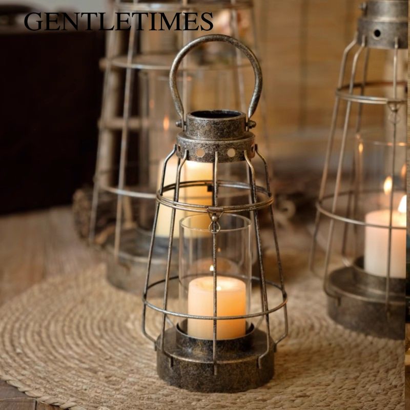 European Iron & Glass Candle H - Collectible Vintage Matches reseña y precio