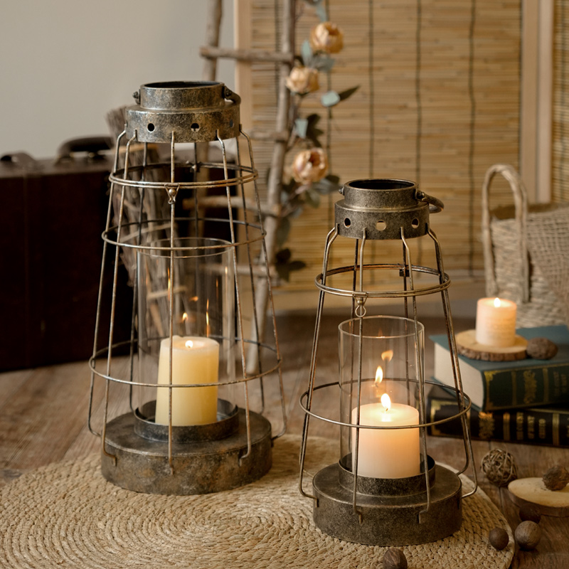 European Iron & Glass Candle H - Collectible Vintage Matches reseña y precio