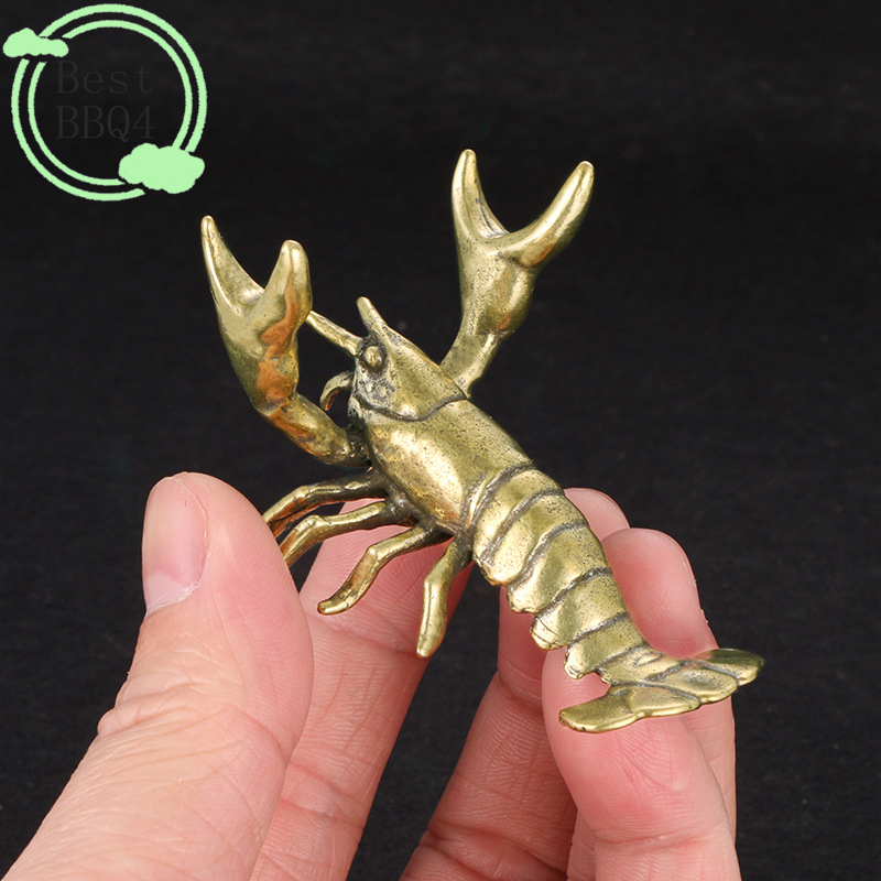 (BBQ4)Solid Brass Crayfish Orn - Vintage Collectible Pens reseña y precio