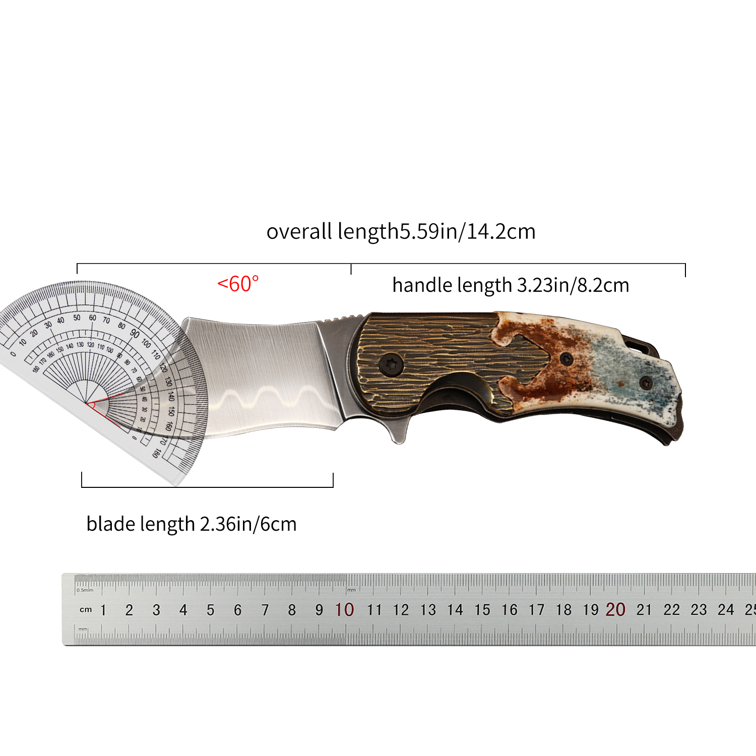 NEWOOTZ Vintage Handmade Foldi - Vintage Collectible Knife reseña y precio