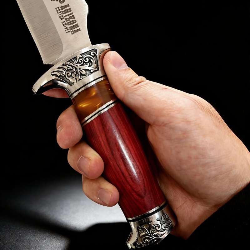 Vintage Straight Blade Knife w - Vintage Collectible Knife reseña y precio