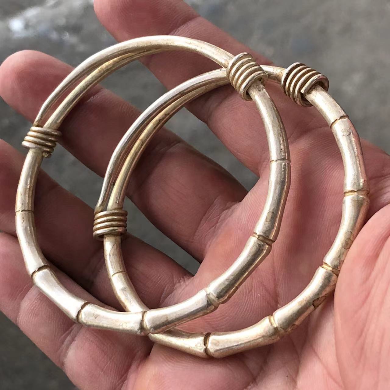 Vintage White Copper Plated Si - Vintage Collectible Jewelry reseña y precio