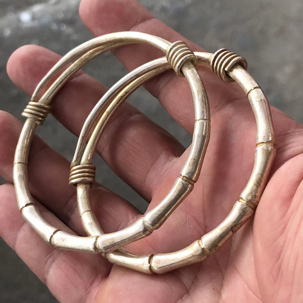 Vintage White Copper Plated Si - Vintage Collectible Jewelry reseña y precio