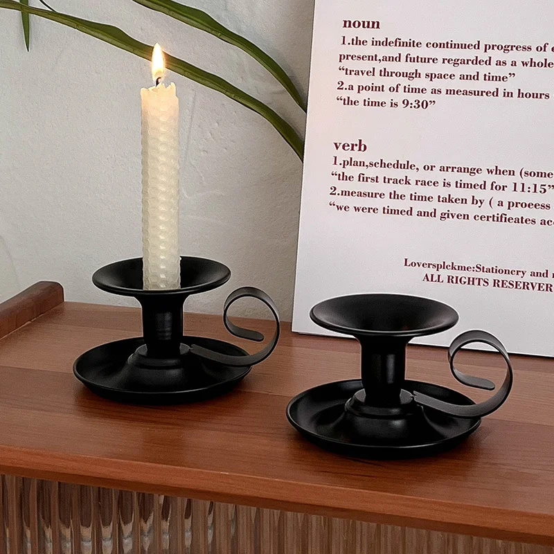 Tea Cup Type Candlestick Iron  - Collectible Vintage Matches reseña y precio