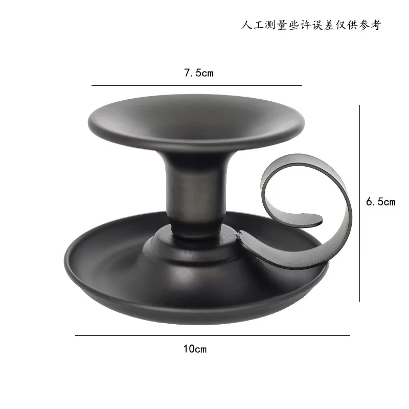 Tea Cup Type Candlestick Iron  - Collectible Vintage Matches reseña y precio