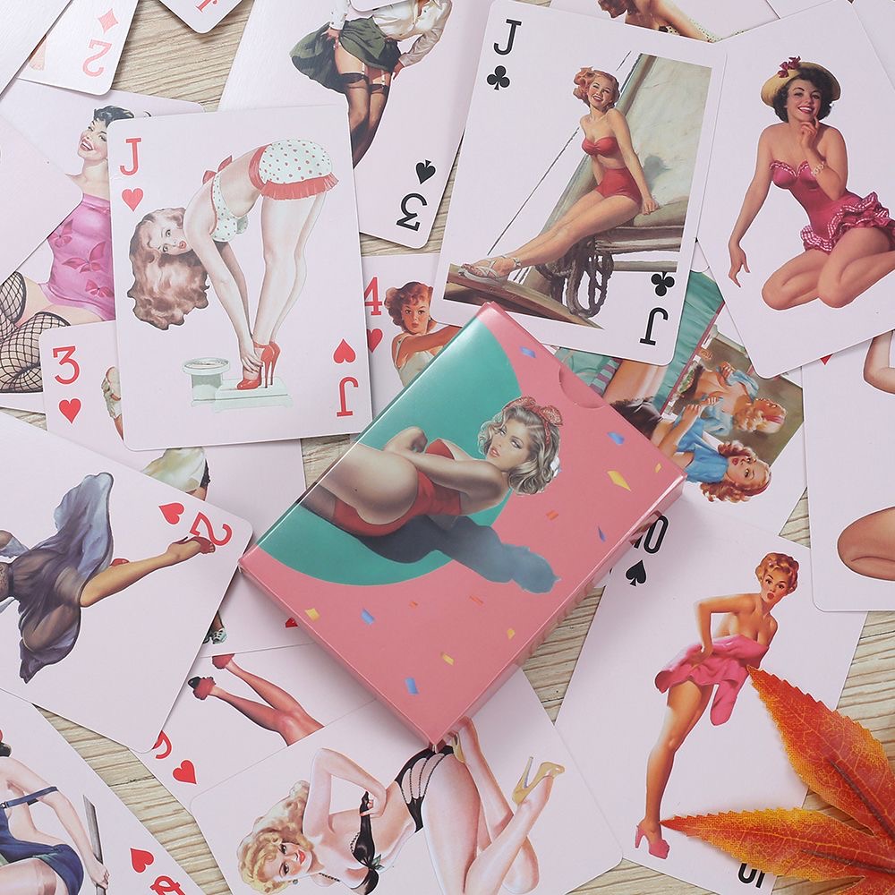 Vintage Sexy Bikini Beauty Pla - Vintage Collectible Playing Cards reseña y precio