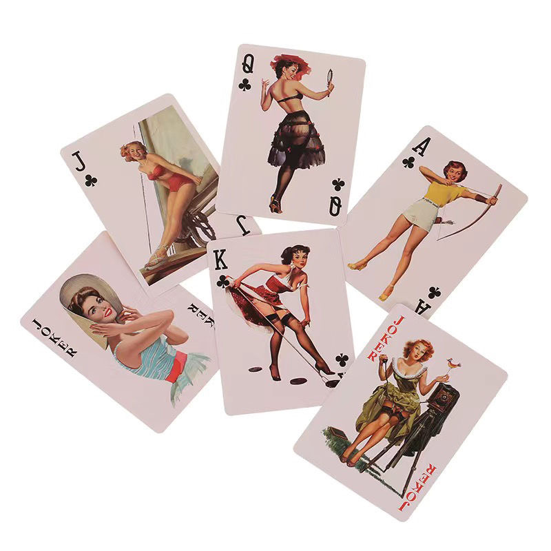 Vintage Sexy Bikini Beauty Pla - Vintage Collectible Playing Cards reseña y precio