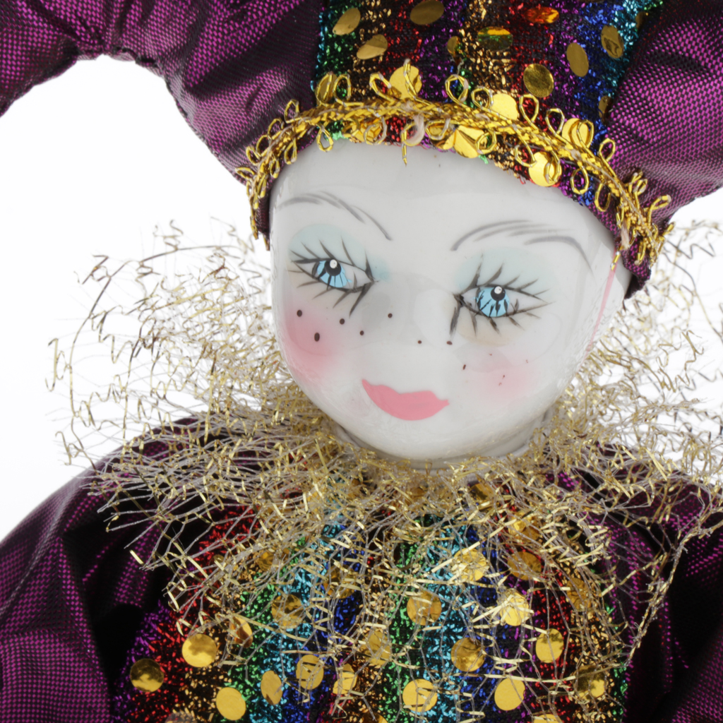 Porcelain Clown Doll Collectib - Vintage Collectible Porcelain Dolls reseña y precio