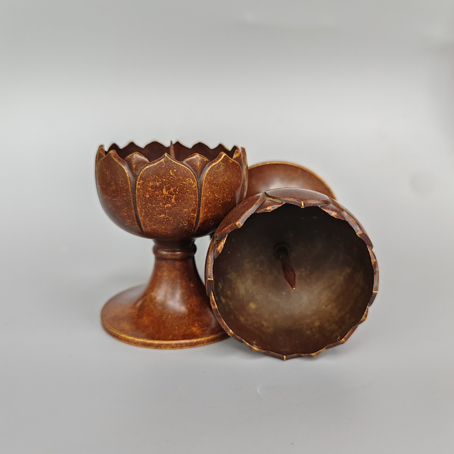 2Pcs Vintage Pure Brass Cups C - Collectible Vintage Matches reseña y precio