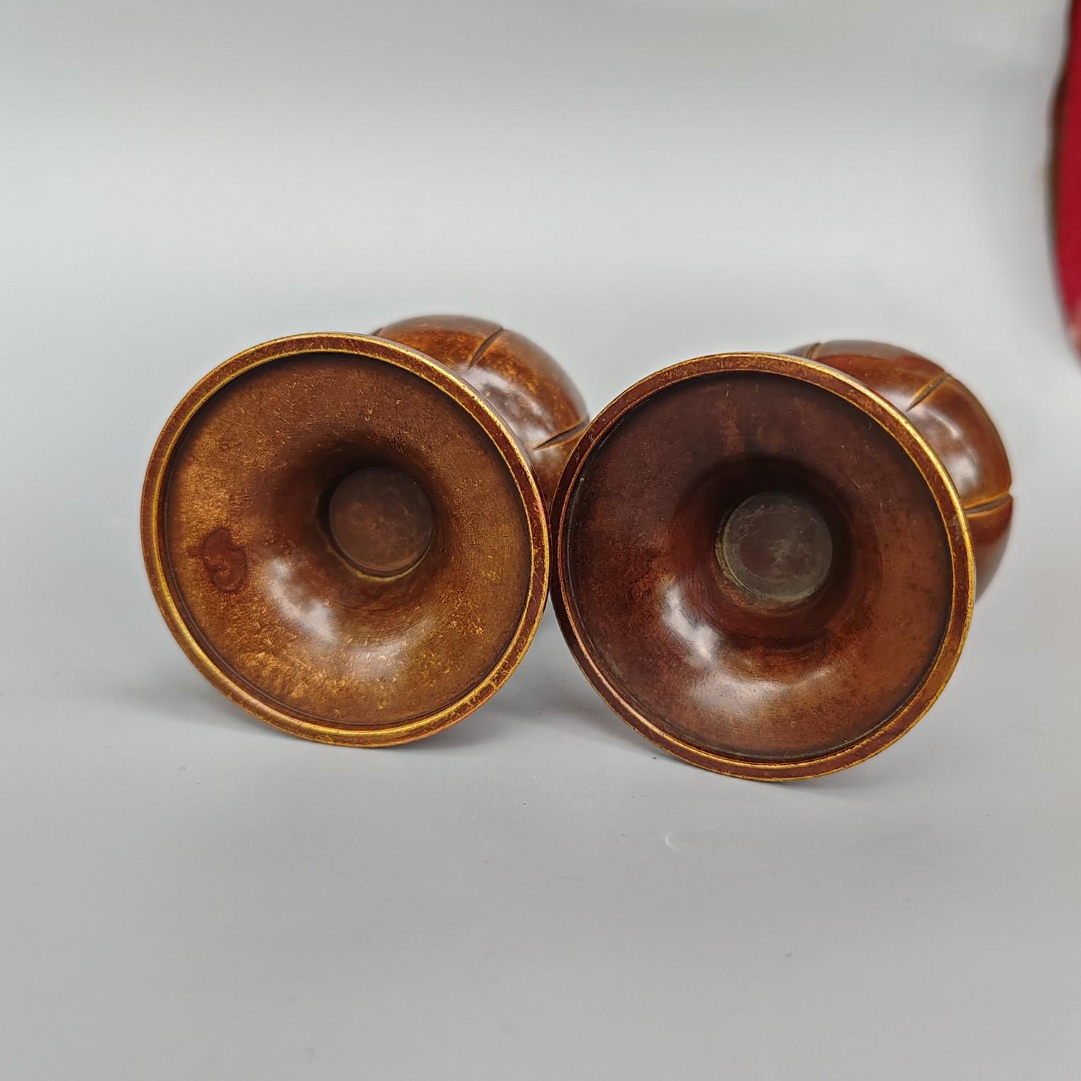 2Pcs Vintage Pure Brass Cups C - Collectible Vintage Matches reseña y precio