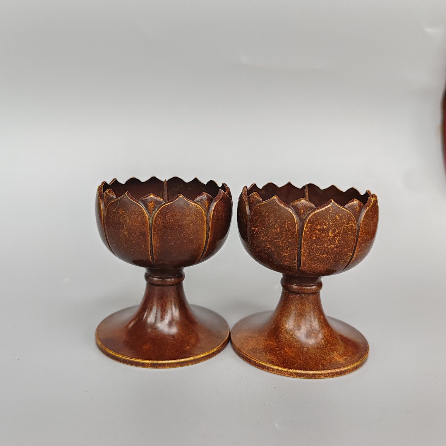 2Pcs Vintage Pure Brass Cups C - Collectible Vintage Matches reseña y precio