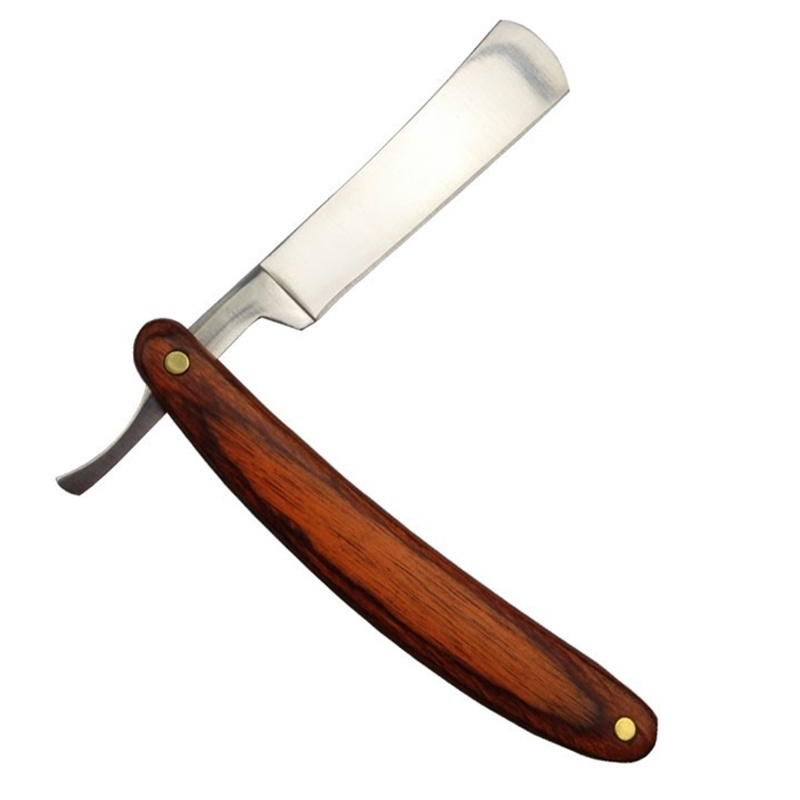 Vintage Wood Handle Straight E - Vintage Collectible Knife reseña y precio
