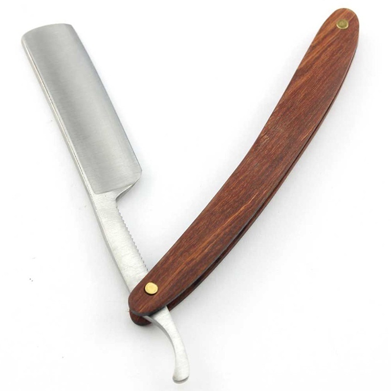 Vintage Wood Handle Straight E - Vintage Collectible Knife reseña y precio