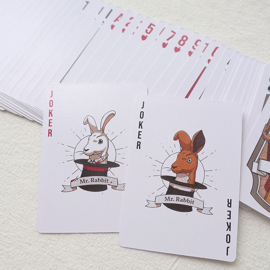 Vintage Cartoon Animal Playing - Vintage Collectible Playing Cards reseña y precio