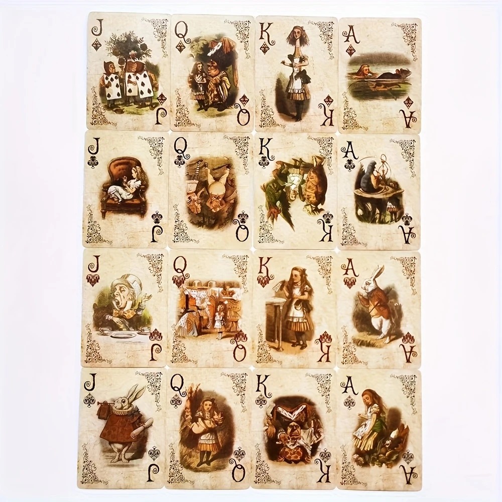 54PCS Alice Vintage Paper Poke - Vintage Collectible Playing Cards reseña y precio