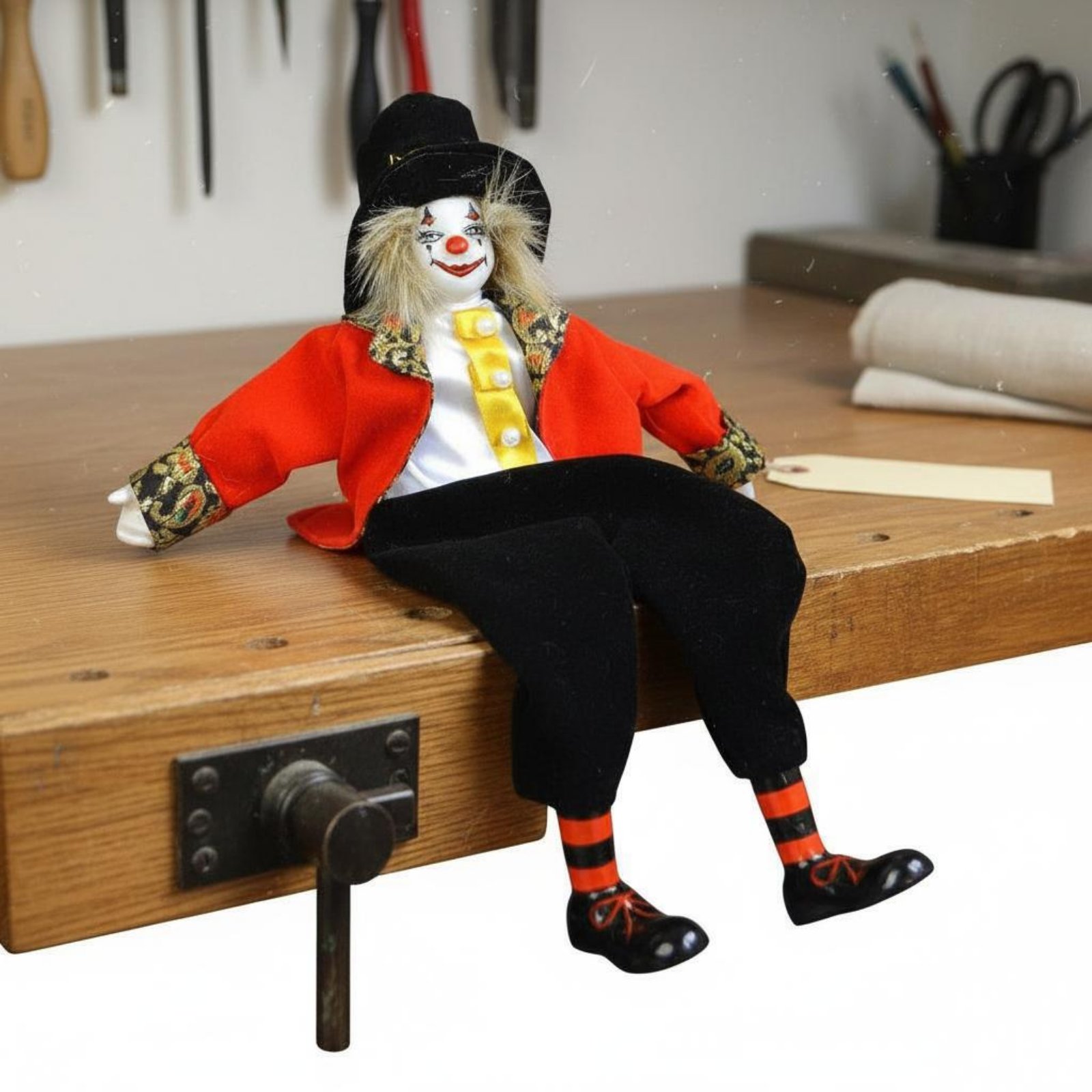Soft Leg Clown Doll Collectibl - Vintage Collectible Porcelain Dolls reseña y precio