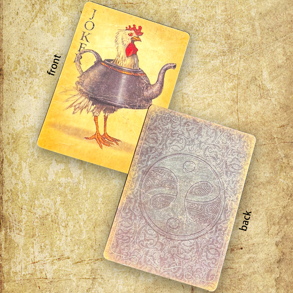 Vintage Distressed Playing Car - Vintage Collectible Playing Cards reseña y precio