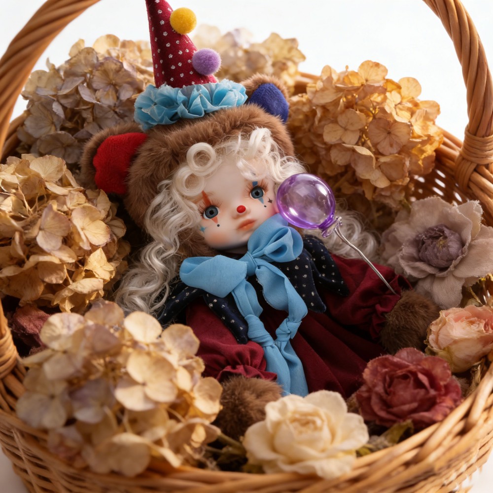 Ceramic Plush Vintage Clown Do - Vintage Collectible Porcelain Dolls reseña y precio