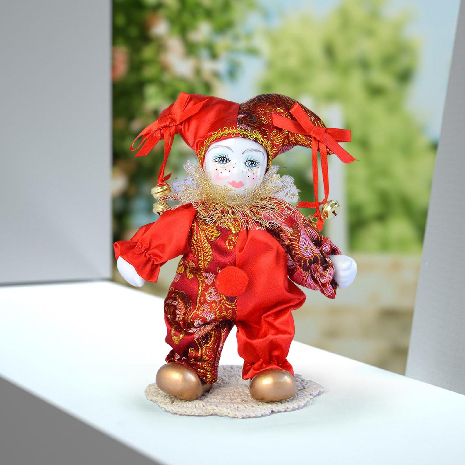 7 inch Clown dolls Display Ant - Vintage Collectible Porcelain Dolls reseña y precio