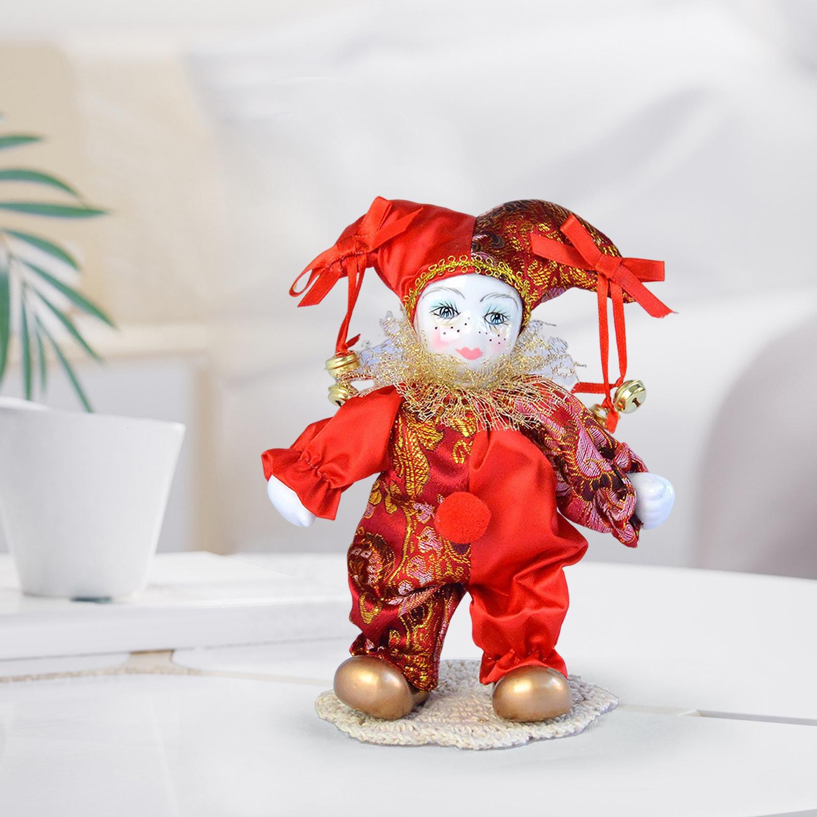 7 inch Clown dolls Display Ant - Vintage Collectible Porcelain Dolls reseña y precio